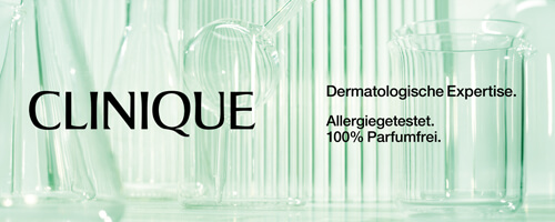 CLINIQUE: Dermatologische Expertise.

Allergiegetestet. 100% Parfumfrei.
