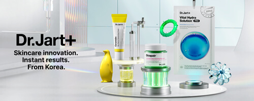Dr.Jart+ 

Skincare innovation.
Instant results.
From Korea.