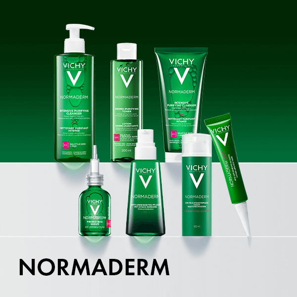VICHY – Peaux pure: Normaderm Produits.