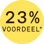 23% Voordeel