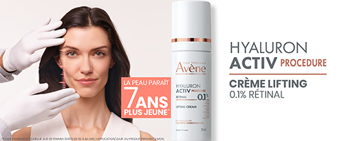 HYALURON ACTIV PROCEDURE - CRÈME LIFTING 0.1% RÉTINAL; LA PEAU PARAÎT 7 ANS PLUS JEUNE*