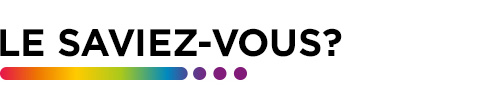 LE SAVIEZ-VOUS?