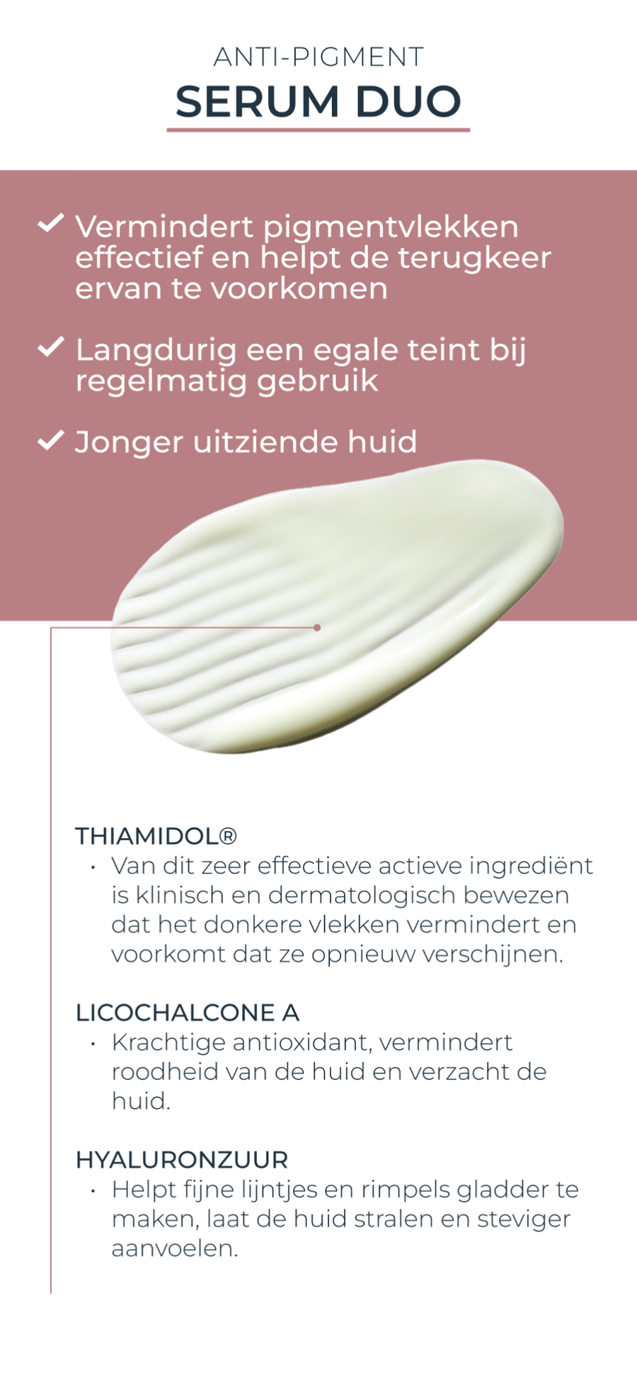 Een vrouw brengt Eucerin Anti-Pigment Duo Serum aan. Vermindert donkere vlekken en egaliseert de teint.